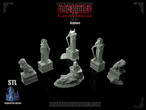 Epic Heresy - Statues set