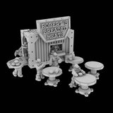 Container Market - 8mm scale scifi terrain kit