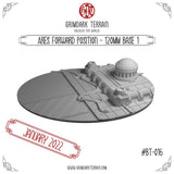 Ares Forward Position 120mm Base Topper Sci-Fi 8mm Scale Model Terrain