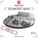 Ares Forward Position 120mm Base Topper Sci-Fi 8mm Scale Model Terrain